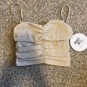 Princess Polly glittered shirt